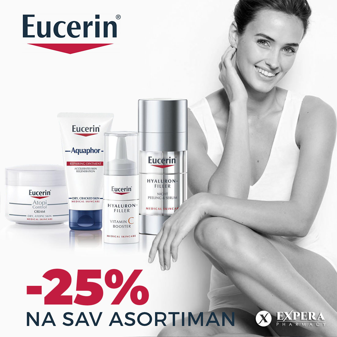 Eucerin akcija Expera Pharmacy apoteke 