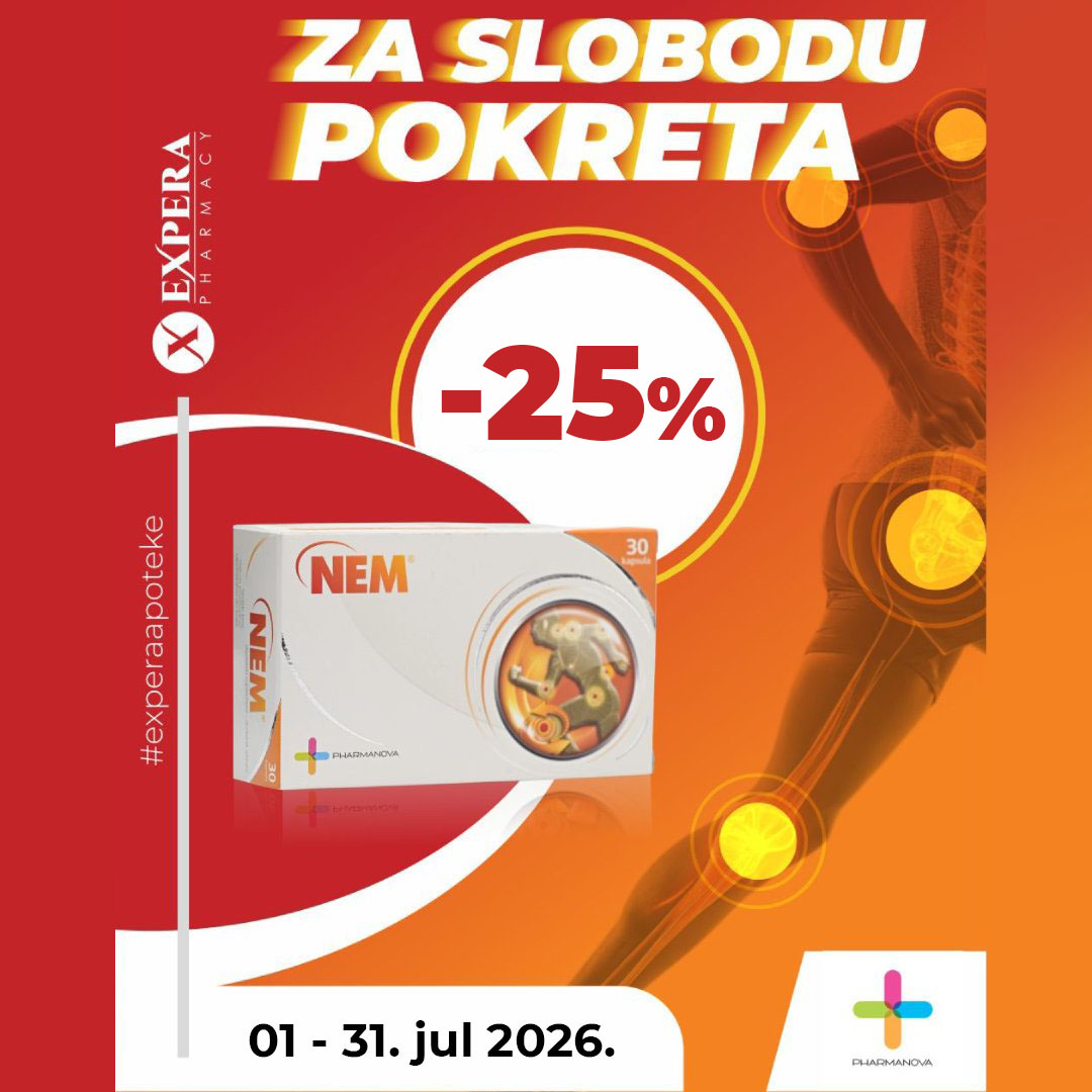 NEM kapsule Expera Pharmacy apoteke